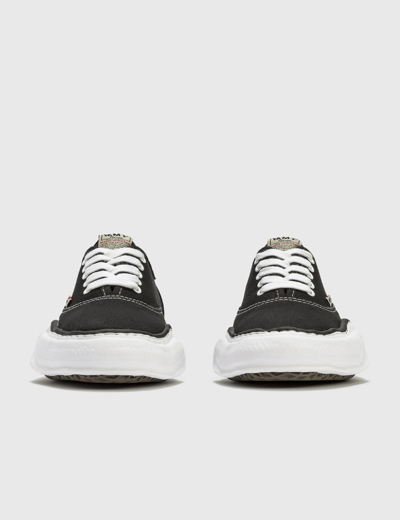 Shop Miharayasuhiro Baker Low Top Canvas Sneaker In Black