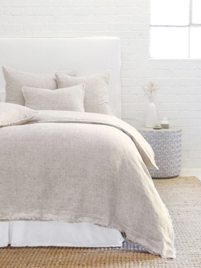 Shop Pom Pom At Home Logan Linen Sham Collection In Terracotta