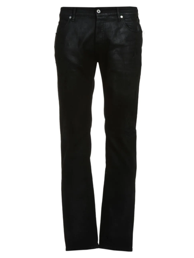 Just Cavalli Paint Splatter Low-rise Jeans In Black | ModeSens