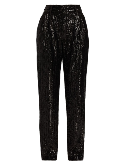 Shop Blazé Milano Women's All About You Banker Pants In Nero