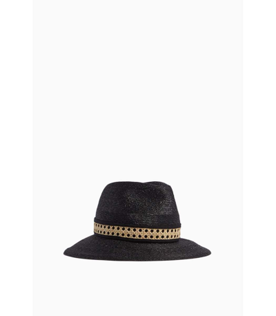 Shop Gigi Burris Casey Hat In Black And Natural In Multi