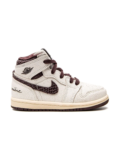 Jordan X A Ma Maniere  1 Retro High Og Sp Sneakers In Neutrals