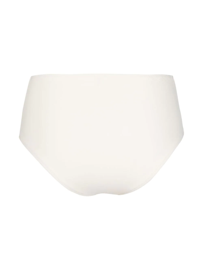 Shop Totême High-waist Bikini Bottoms In White