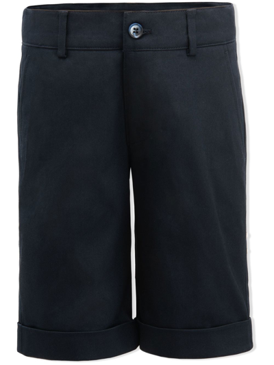 Moustache Tailored Knee-length Shorts In Blue