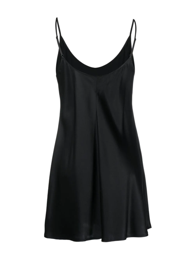 Shop La Perla Silk Slip-dress In Black