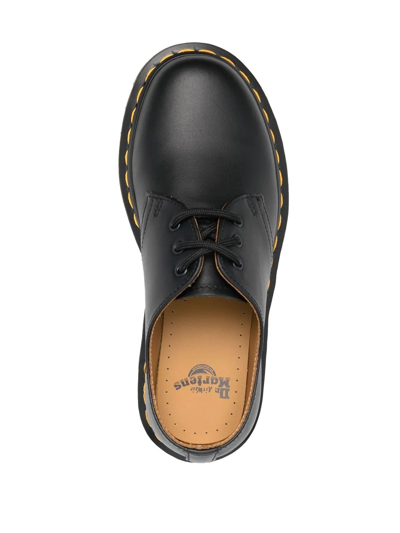 Dr. Martens' Unisex 1461 Quad Polished Smooth Shoes In Black