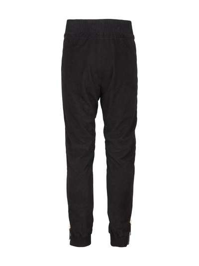 Shop Giuseppe Zanotti Patch-detail Drawstring Sweatpants In Black