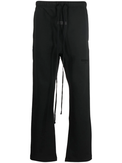 Essentials Logo Print Track Pants In Black
