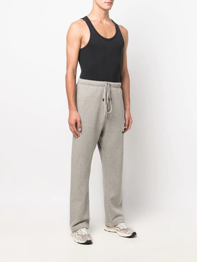 Essentials Logo-print Track Pants In Grey