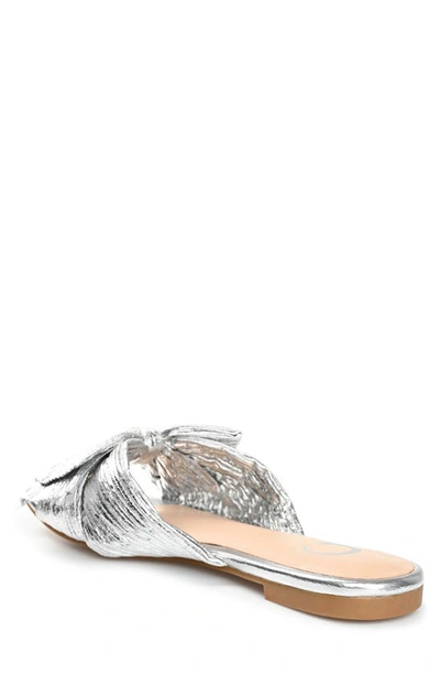 Shop Journee Collection Serlina Sandal In Silver