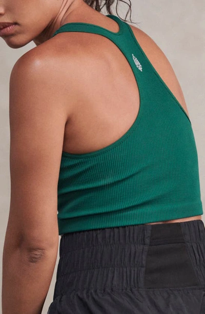 Shop Free People Fp Movement Free Throw Crop Tank In Emerald