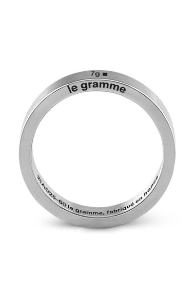 Shop Le Gramme 7g Sterling Silver Band Ring