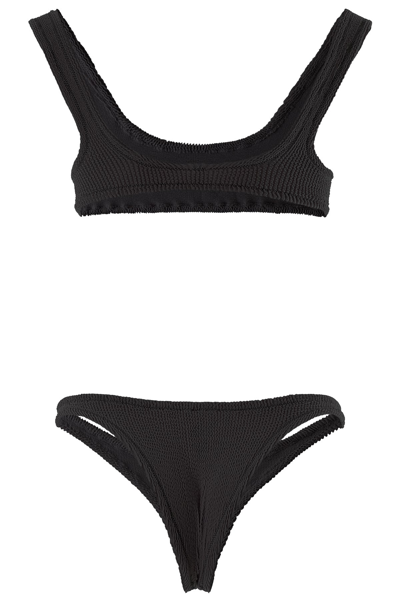 Shop Reina Olga Ginny Boobs Bikini Set In Black
