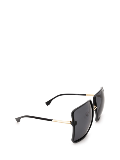 Shop Fendi Ff 0402/s Black Sunglasses