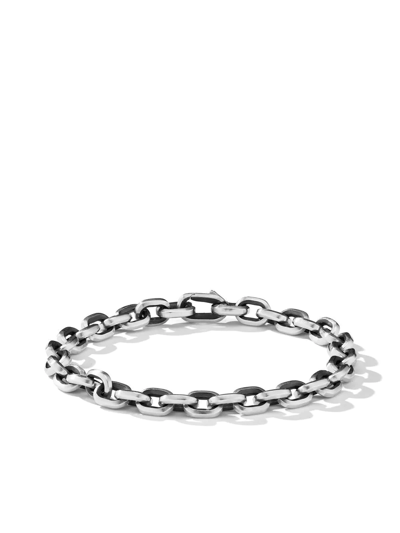Shop David Yurman Sterling Silver Deco Chain Link Bracelet