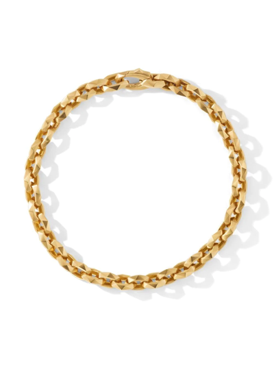 Shop David Yurman 7mm 18kt Yellow Gold Torqued Chain Bracelet
