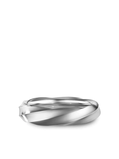 Shop David Yurman 6mm Recyled Sterling Silver Cable Edge Band Ring