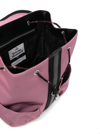 Shop Vivienne Westwood Orb-plaque Backpack In Pink