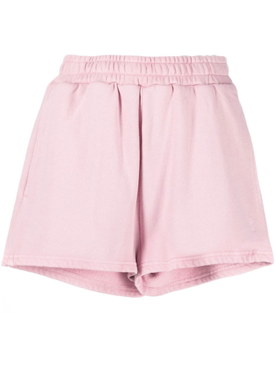 Shop Ksubi High-waist Track Shorts In Pink