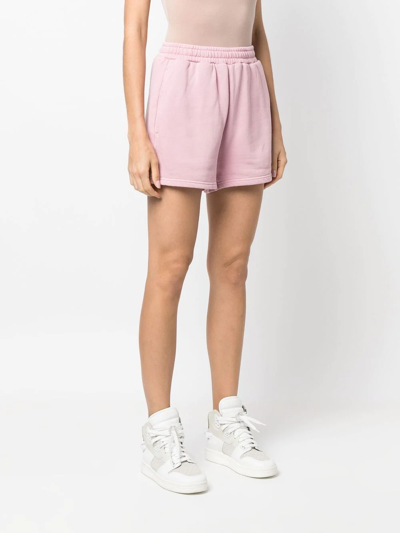 Shop Ksubi High-waist Track Shorts In Pink