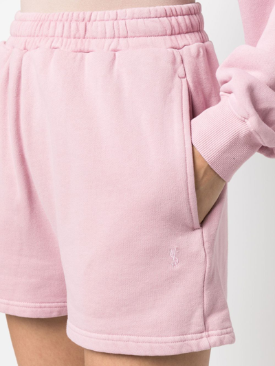 Ksubi High-waist Track Shorts In Pink