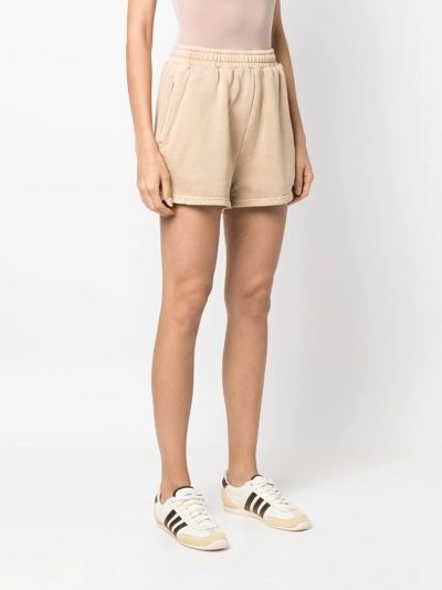 Ksubi High-waist Track Shorts In Neutrals