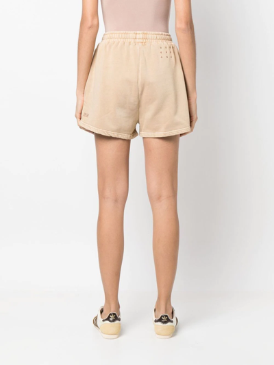 Ksubi High-waist Track Shorts In Neutrals