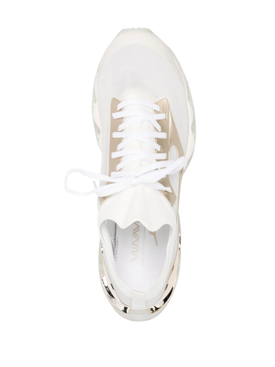 Shop Mizuno X Sorayama Wave Prophecy Sneakers In White