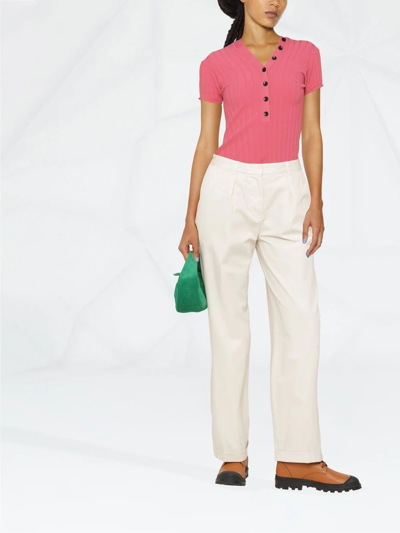 Apc Straight-leg Tailored Trousers In Neutrals