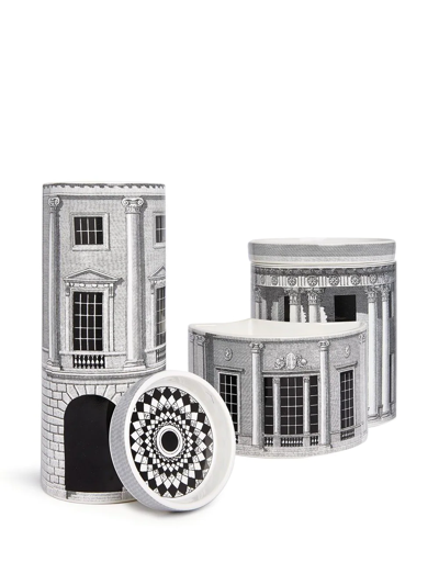 Shop Fornasetti Nel Mentre Scented Candle (310g) In Grey