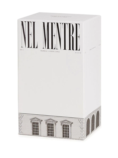Fornasetti Architettura Immaginazione Scented Tower Candle 800g In Grey