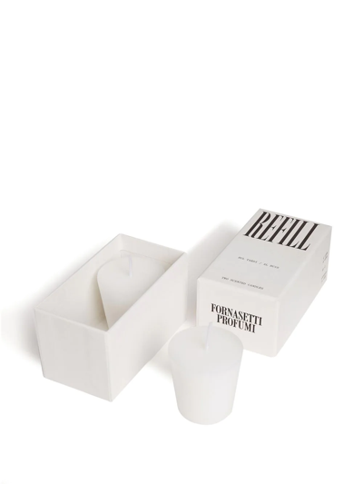 Fornasetti Refill Candles (set Of 2) In White