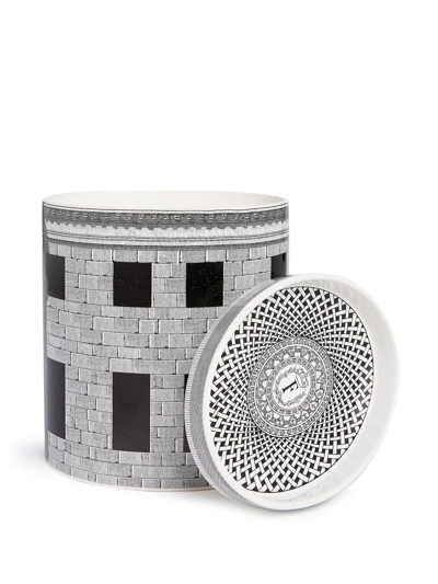 Shop Fornasetti Nel Mentre Scented Candle In Grey