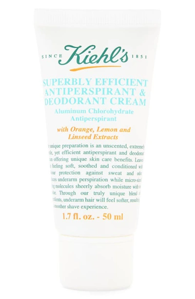 Shop Kiehl's Since 1851 Superbly Efficient Anti-perspirant & Deodorant Cream In 50ml/1.7oz