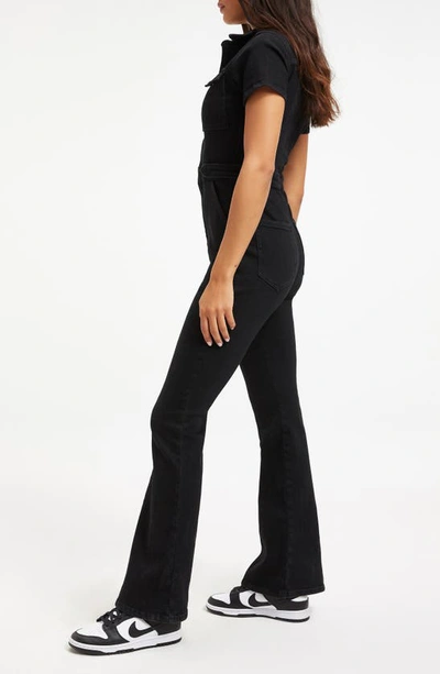 Shop Good American Fit For Success Bootcut Jumpsuit In Black001