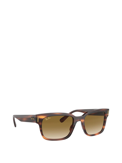 Shop Ray Ban Rb2190 Striped Havana Sunglasses