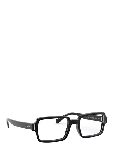 Shop Ray Ban Rx5473 Shiny Black Glasses