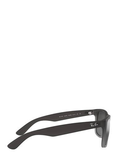 Shop Ray Ban Rb4165 Rubber Grey/grey Transp. Sunglasses