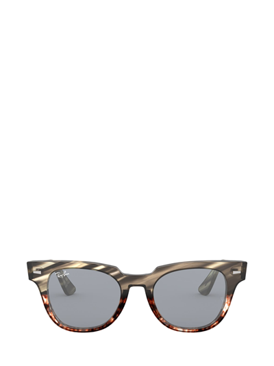 Shop Ray Ban Rb2168 Grey Gradient Brown Stripped Sunglasses