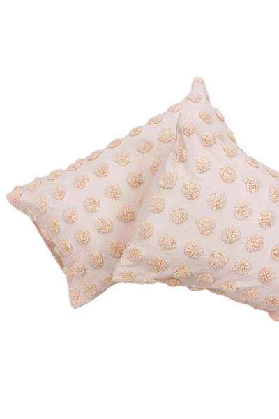 Shop Linen House Haze Housewife Pillowcase Pair (peach) (20 X 30in) (uk In Orange