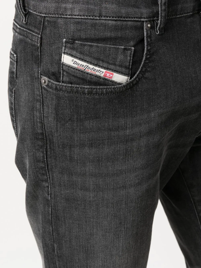 D-STRUKT LOW-RISE SLIM-CUT JEANS