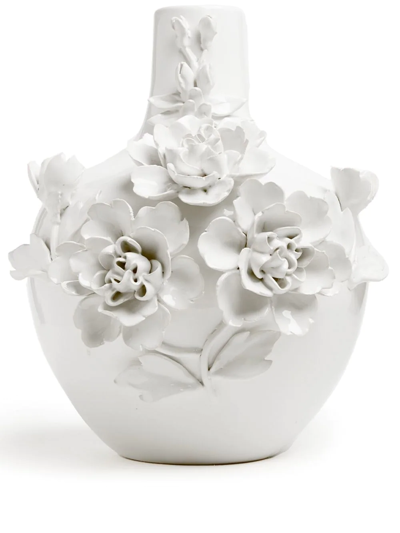 Shop Polspotten 3d Porcelain Rose Vase In 白色