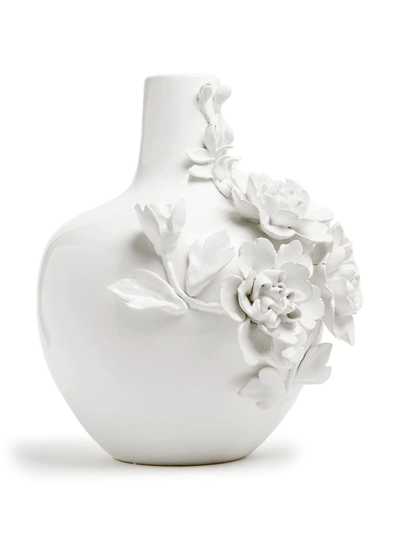 Shop Polspotten 3d Porcelain Rose Vase In 白色