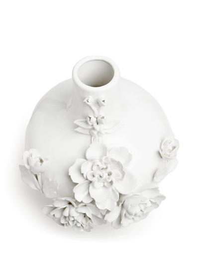 Shop Polspotten 3d Porcelain Rose Vase In 白色