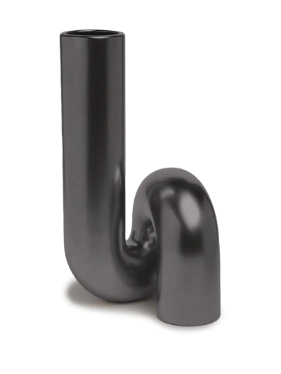 Polspotten Yourtube Black Vase In 黑色