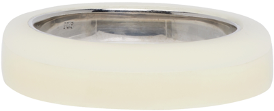 Coperni Off-white Alan Crocetti Edition Swipe Ring In Ofwhop Off White Opa