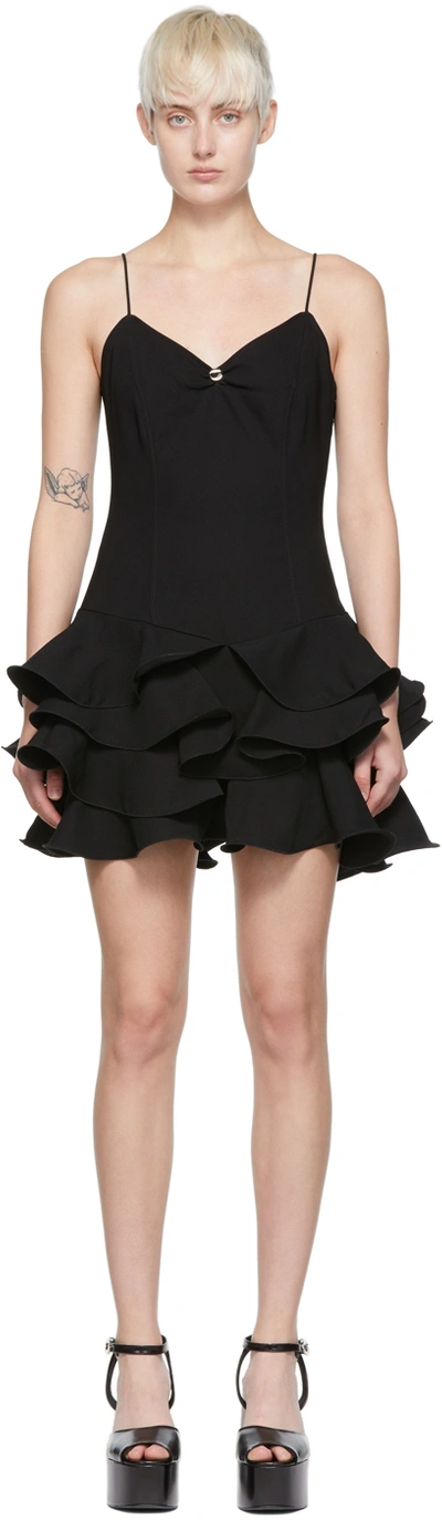 Shop Coperni Black Viscose Dress