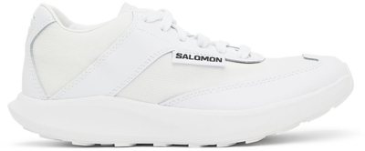 Shop Comme Des Garçons White Salomon Edition Sr90 Sneakers In 2 White