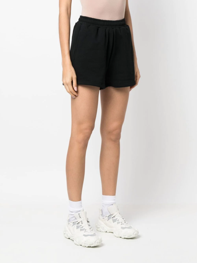 Ksubi High-waist Track Shorts In Schwarz