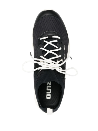 Mizuno Side Logo-detail Low-top Sneakers In Black